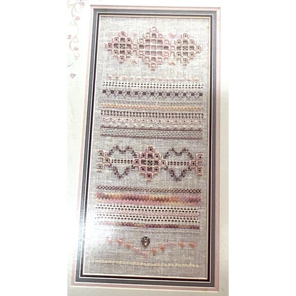 Diamonds & Hearts Cross Stitch Pattern By Lesa Steele Designs - Picture 1 of 3